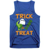 Trick Rawr Treat Halloween Dino Trick Or Treat Dinosaur Gift Tank Top