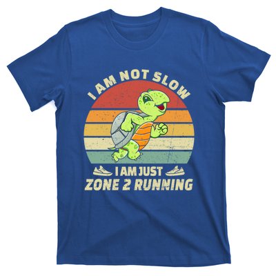 Turtle Runner Team Vintage Im Not Slow Just Zone 2 Running Great Gift T-Shirt