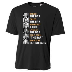 Trump Raised The Bar Harris Failed The Bar Cooling Performance Crew T-Shirt