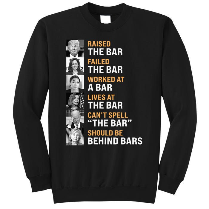 Trump Raised The Bar Harris Failed The Bar Sweatshirt