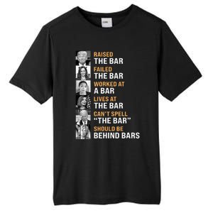 Trump Raised The Bar Harris Failed The Bar Tall Fusion ChromaSoft Performance T-Shirt