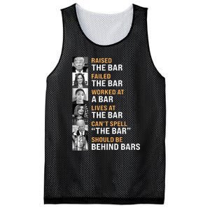 Trump Raised The Bar Harris Failed The Bar Mesh Reversible Basketball Jersey Tank