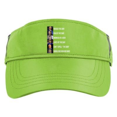 Trump Raised The Bar Failed The Bar Adult Drive Performance Visor