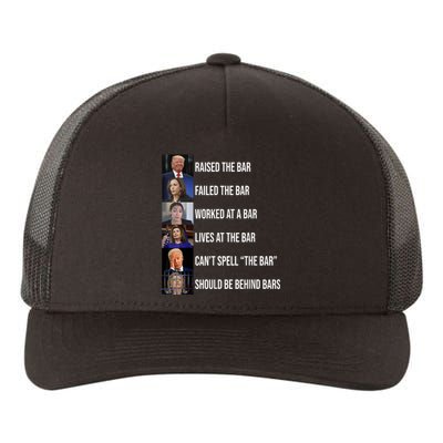 Trump Raised The Bar Failed The Bar Yupoong Adult 5-Panel Trucker Hat