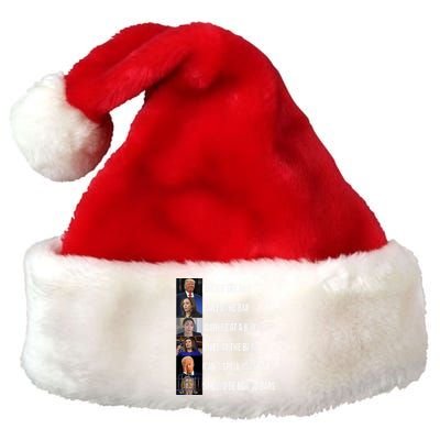 Trump Raised The Bar Failed The Bar Premium Christmas Santa Hat