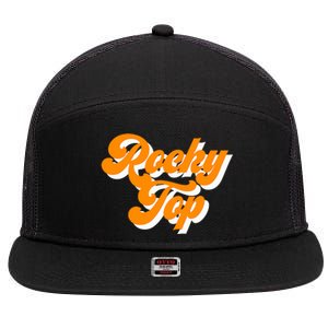 Tennessee Rocky Top TN Football Baseball Sport Fans 7 Panel Mesh Trucker Snapback Hat