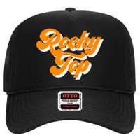 Tennessee Rocky Top TN Football Baseball Sport Fans High Crown Mesh Back Trucker Hat