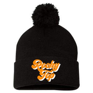 Tennessee Rocky Top TN Football Baseball Sport Fans Pom Pom 12in Knit Beanie