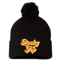 Tennessee Rocky Top TN Football Baseball Sport Fans Pom Pom 12in Knit Beanie