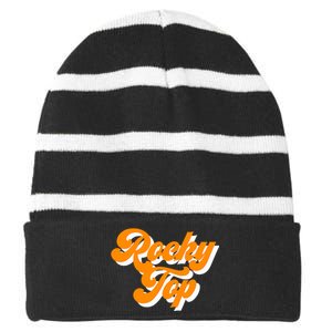 Tennessee Rocky Top TN Football Baseball Sport Fans Striped Beanie with Solid Band