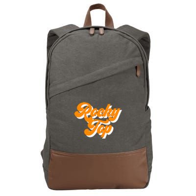 Tennessee Rocky Top TN Football Baseball Sport Fans Cotton Canvas Backpack