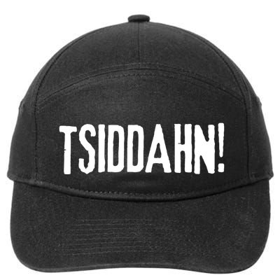 Tsiddahn Retro Text 7-Panel Snapback Hat