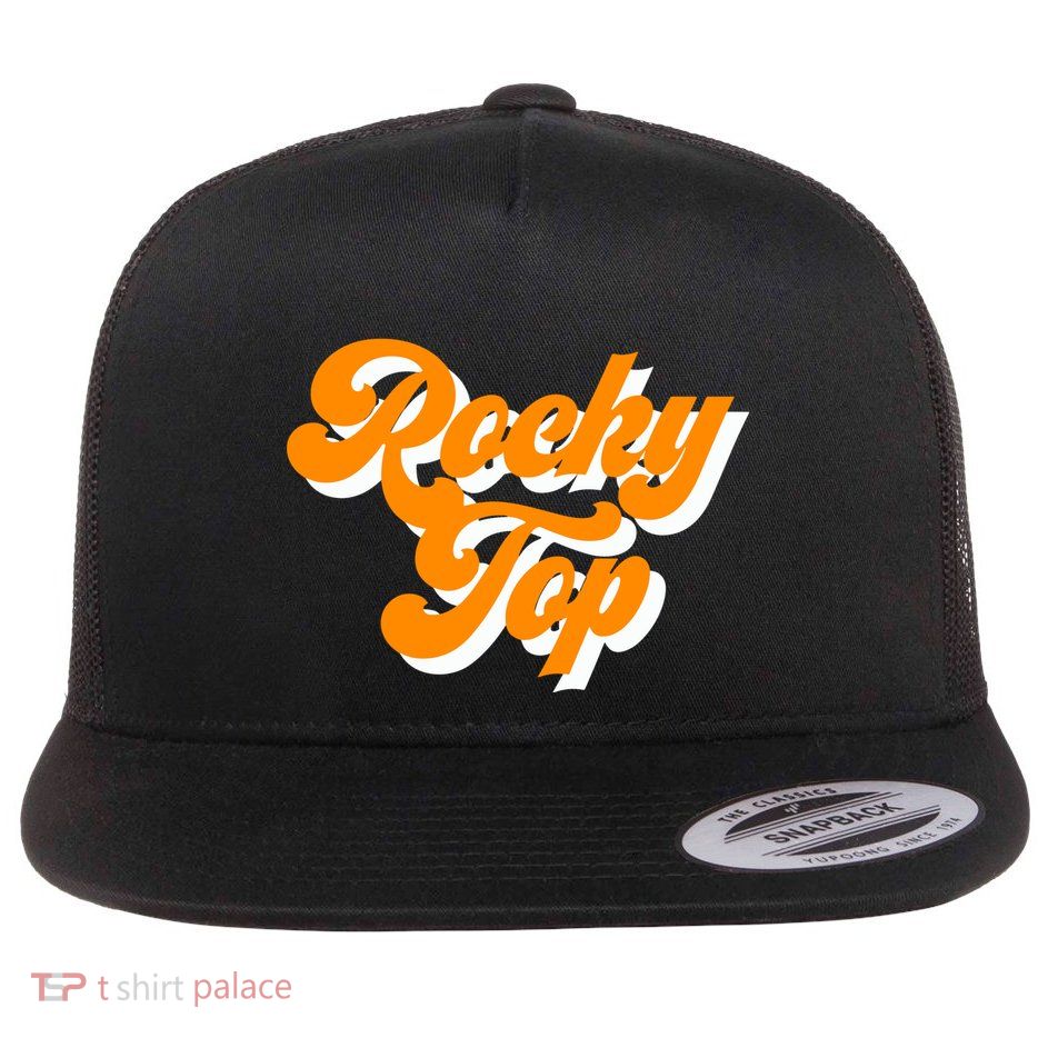 Tennessee Rocky Top Tn Football Baseball Sport Fans Flat Bill Trucker Hat