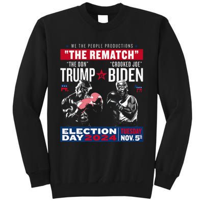 The Rematch The Don And Crooked Joe Pro Trump 2024 Sweatshirt