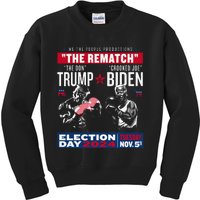 The Rematch The Don And Crooked Joe Pro Trump 2024 Kids Sweatshirt