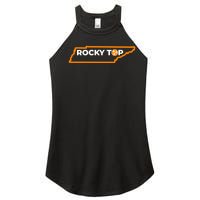 Tennessee Rocky Top TN Rocky Top Volunteer State Vintage Women’s Perfect Tri Rocker Tank