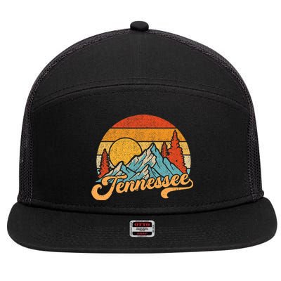 Tennessee Retro Tennessee Tennessee Tourist 7 Panel Mesh Trucker Snapback Hat