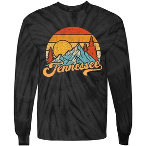 Tennessee Retro Tennessee Tennessee Tourist Tie-Dye Long Sleeve Shirt