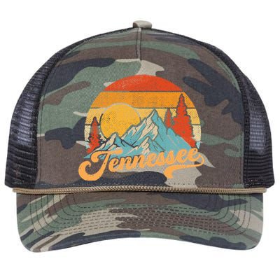 Tennessee Retro Tennessee Tennessee Tourist Retro Rope Trucker Hat Cap