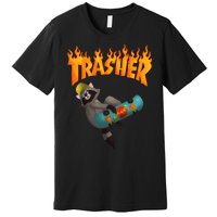 Trasher Raccoon Premium T-Shirt