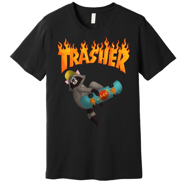 Trasher Raccoon Premium T-Shirt