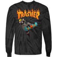 Trasher Raccoon Tie-Dye Long Sleeve Shirt