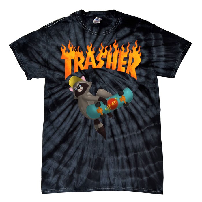 Trasher Raccoon Tie-Dye T-Shirt