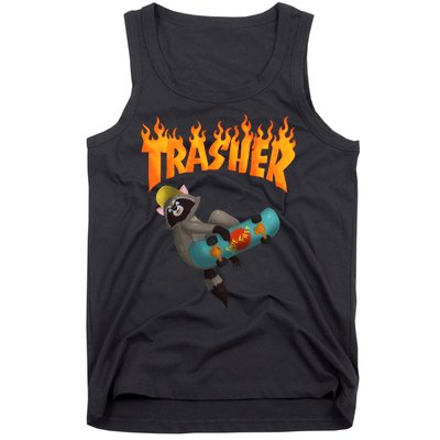 Trasher Raccoon Tank Top