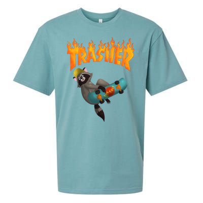 Trasher Raccoon Sueded Cloud Jersey T-Shirt