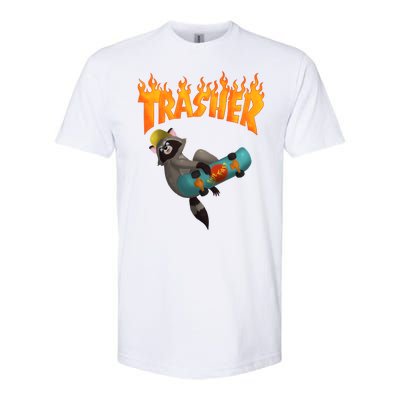 Trasher Raccoon Softstyle CVC T-Shirt