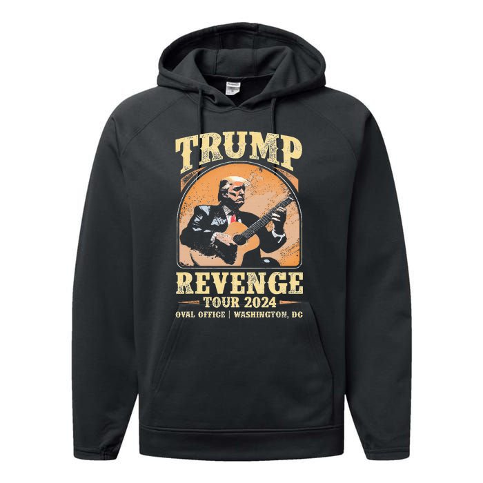 Trump Revenge Tour 2024 Performance Fleece Hoodie