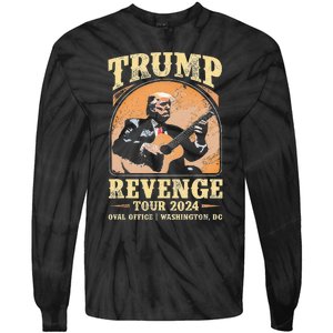 Trump Revenge Tour 2024 Tie-Dye Long Sleeve Shirt