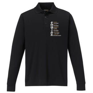 Trump Raised The Bar Harris Failed The Bar Performance Long Sleeve Polo