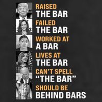 Trump Raised The Bar Harris Failed The Bar Cool Comfort Performance Bucket Hat