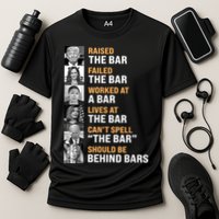 Trump Raised The Bar Harris Failed The Bar Cooling Performance Crew T-Shirt