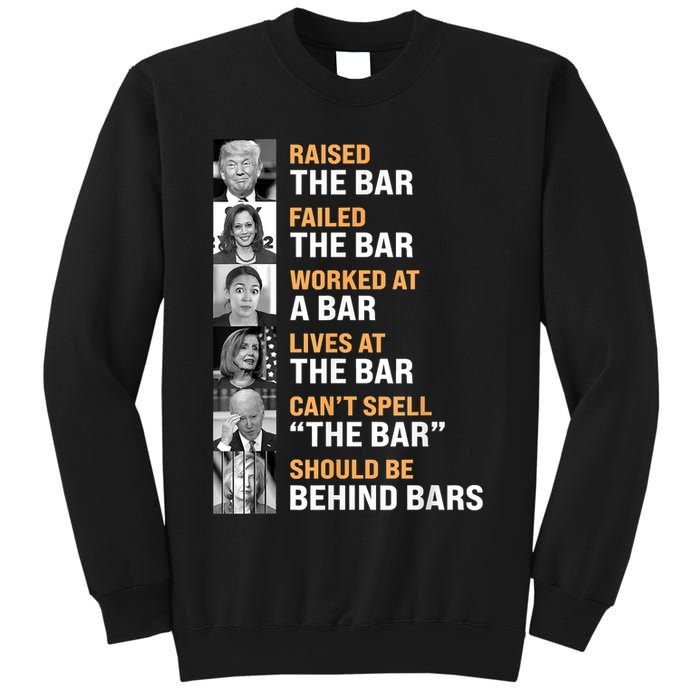 Trump Raised The Bar Harris Failed The Bar Sweatshirt