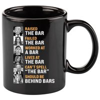 Trump Raised The Bar Harris Failed The Bar 11oz C Handle Ceramic Mug