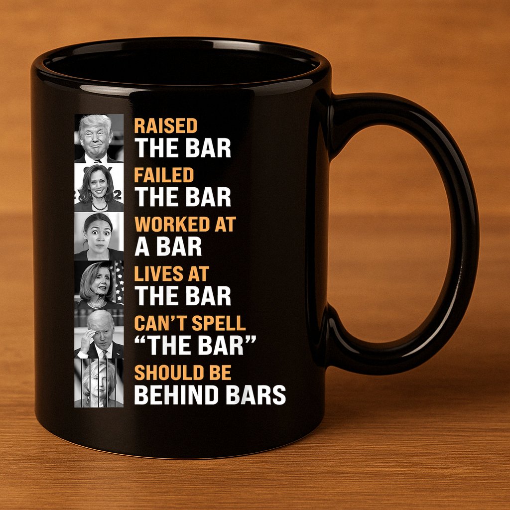 Trump Raised The Bar Harris Failed The Bar 11oz C Handle Ceramic Mug