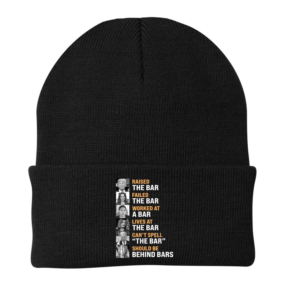 Trump Raised The Bar Harris Failed The Bar Beanie
