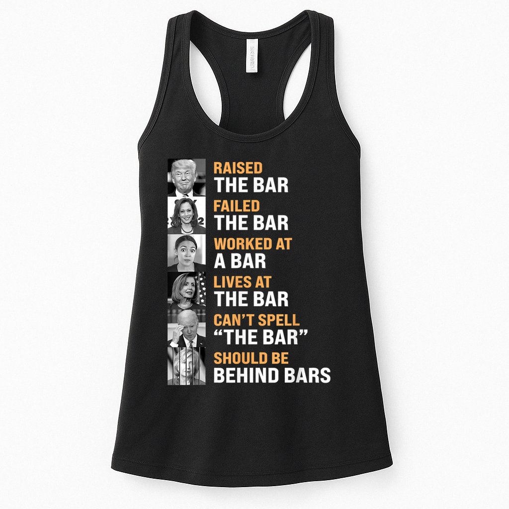 Trump Raised The Bar Harris Failed The Bar Womens Tank Top