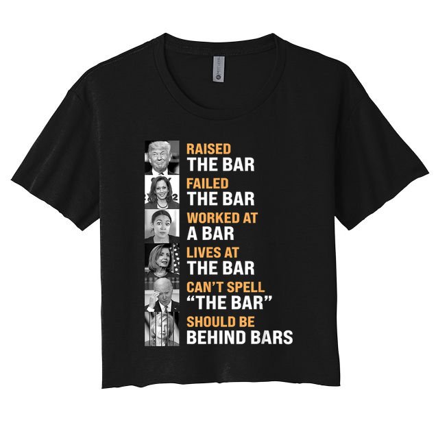 Trump Raised The Bar Harris Failed The Bar Crop Top