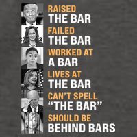 Trump Raised The Bar Harris Failed The Bar Vector Backpack