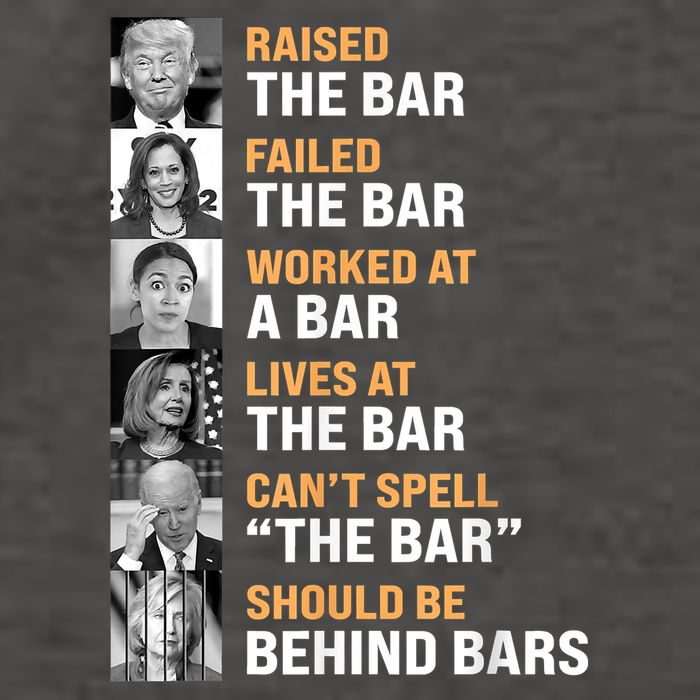 Trump Raised The Bar Harris Failed The Bar Vector Backpack