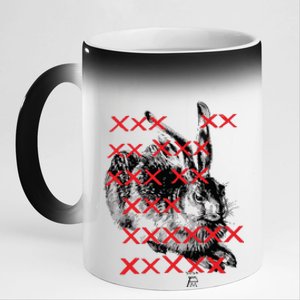 The Rabbit 11oz Black Color Changing Mug