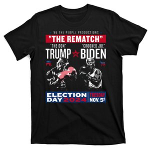 The Rematch The Don And Crooked Joe Pro Trump 2024 T-Shirt