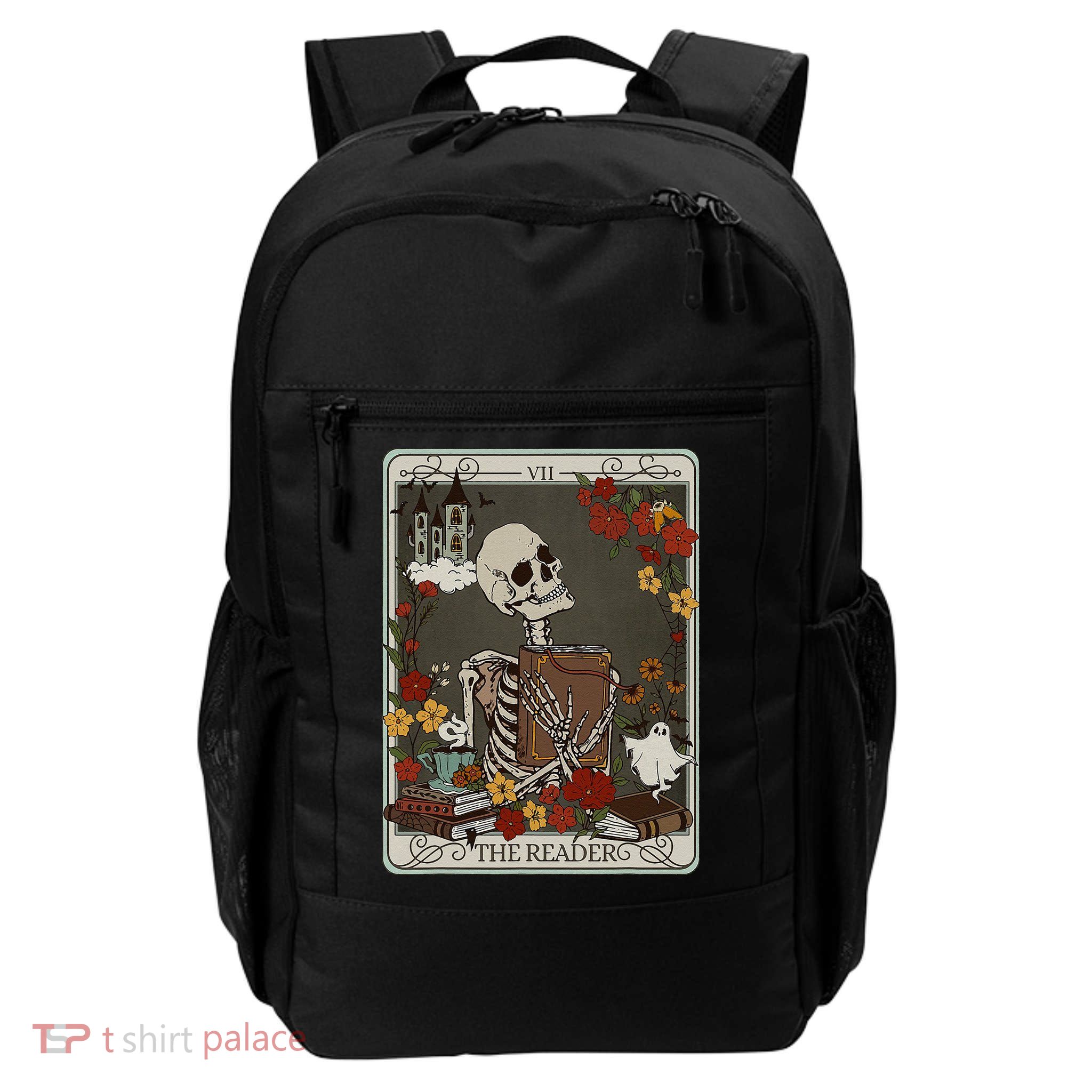The Reader Tarot Card Bookish Daily Commute Backpack