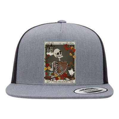 The Reader Tarot Card Bookish Flat Bill Trucker Hat