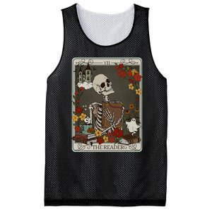 The Reader Tarot Card Bookish Mesh Reversible Basketball Jersey Tank