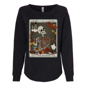 The Reader Tarot Card Bookish Womens California Wash Sweatshirt