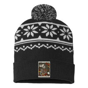 The Reader Tarot Card Bookish USA-Made Snowflake Beanie